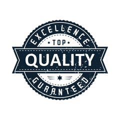 Excellence top quality guaranteed stamp circle logo