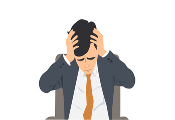 frustrated businessman