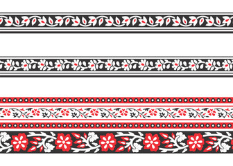 Trandy Flower border design 