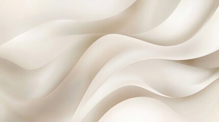 Obraz premium Abstract White Waves Background