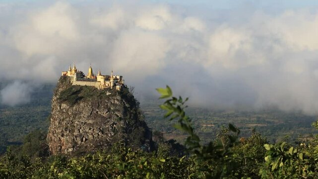 Taung Kalat Monastery on Mt. Popa, Myanmar