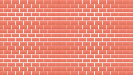 Obraz premium Seamless texture of a classic red brick wall. Ideal for creating realistic backgrounds in digital art or design projects. Use it for vintage-inspired layouts, architectural visualizations, or any proj