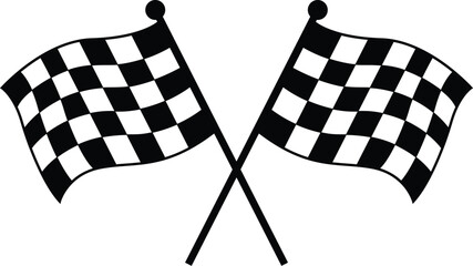 crossed checkered racing flag NASCAR flag finish checkered flag eps Ai vector file png jpeg.