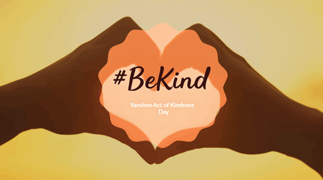 Random Acts of Kindness Day design template concept