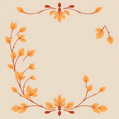 autumn background with leaves