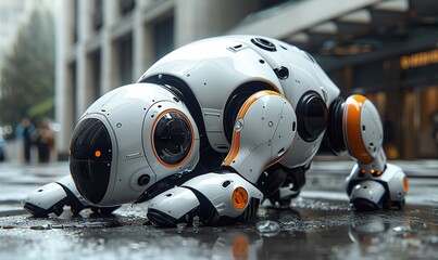 Fototapeta premium DOG the robot 
