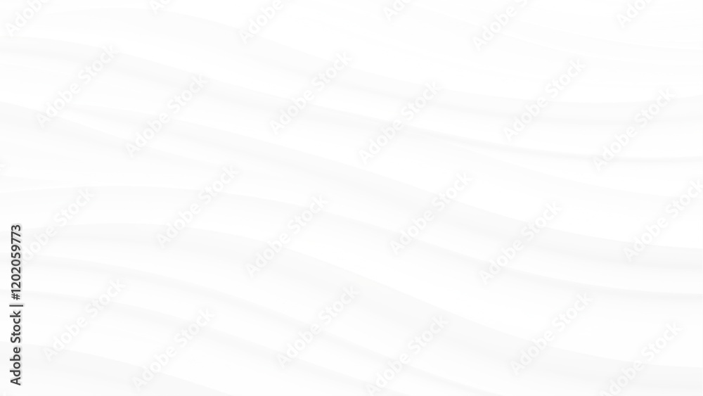 Aufkleber white wave background. wavy stripes abstract background white gray pattern. abstract 3d white wave m