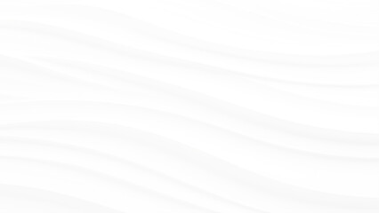 White wave background. Wavy stripes abstract background white gray pattern. Abstract 3d white wave modern minimal background. 