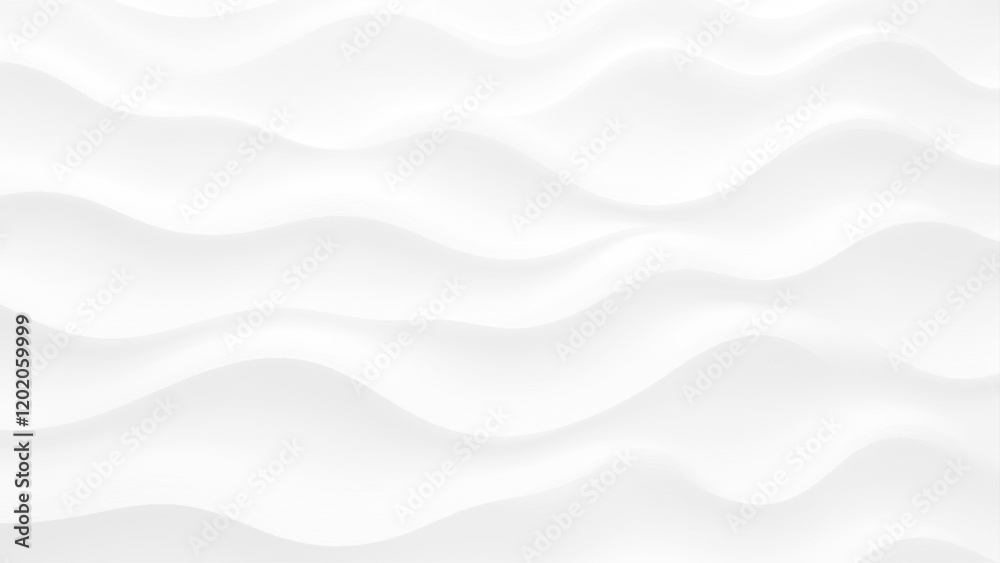 Poster white wave background. wavy stripes abstract background white gray pattern. abstract 3d white wave m