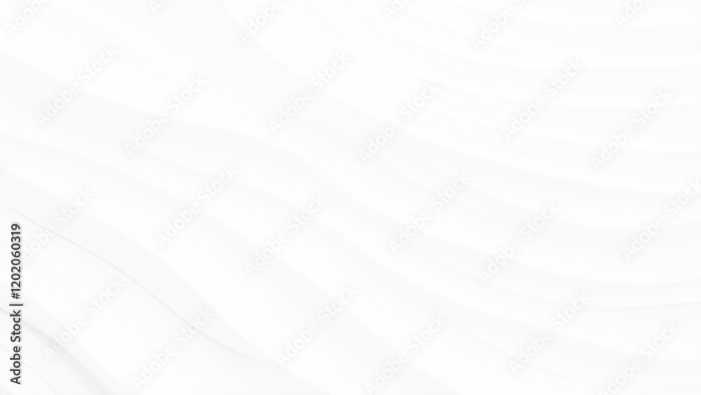 Poster white wave background. wavy stripes abstract background white gray pattern. abstract 3d white wave m