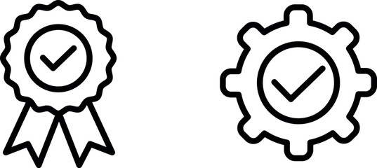  "Quality Control Icon for Inspection and Assurance in Production Processes"