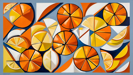 Obraz premium abstract orange background