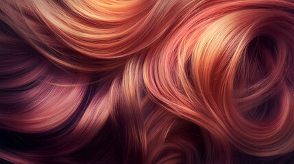 Hair color texture