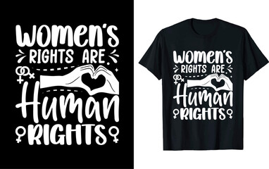 Obraz premium Women's day Vector t shirt design, vector illustration, Women's day design, silhouette style. 