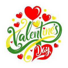 Happy Valentine's Day Vector Illustration