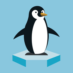 Obraz premium penguin on the snow