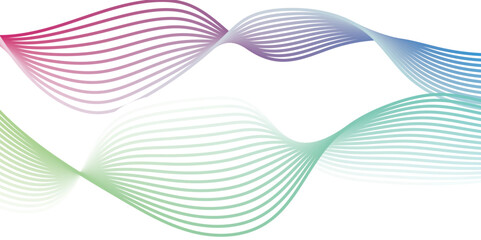 Multicolor web design. bland abstract vector wave stripe line template. swoosh speed line music and science technology vector flow background.