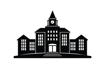 Administration office silhouette vector design