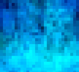 pixel background in blue color tone. multi color tone of blue grid pattern use as background for design, mosaic design.