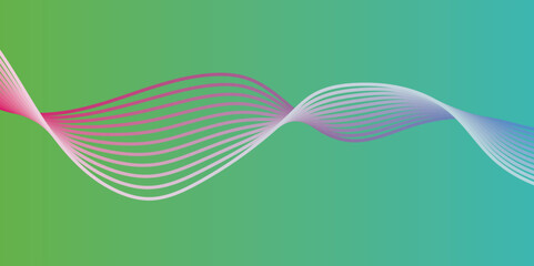 Multicolor web design. bland abstract vector wave stripe line template. swoosh speed line music and science technology vector flow background.