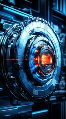 Futuristic Technological Device Illustration