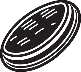 Omelet silhouette vector illustration, perfect for breakfast designs, restaurant menus, cooking projects, recipe books, and food-related branding.