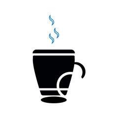 Coffee and tea cup icon vector design.