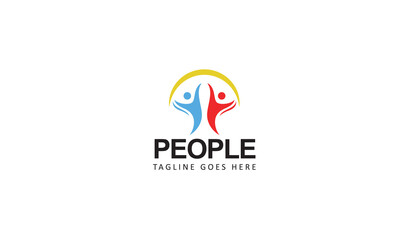 People Enjoying Logo Design with unique Idea