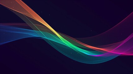 Naklejka premium 抽象的な波の背景画像