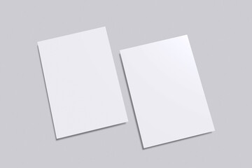 Fototapeta premium A4 Flayer Mockup