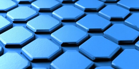 Abstract technological hexagonal background