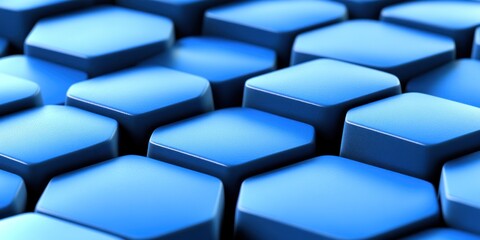 Obraz premium Abstract technological hexagonal background