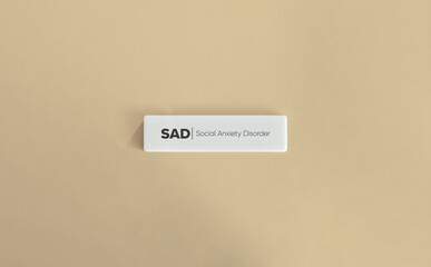 Social Anxiety Disorder (SAD) Banner.