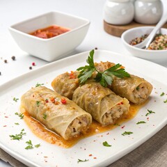 grilled chicken with vegetables on a plate