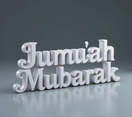 Jumu'ah Mubarak or Jumma Mubarak, Islamic design template