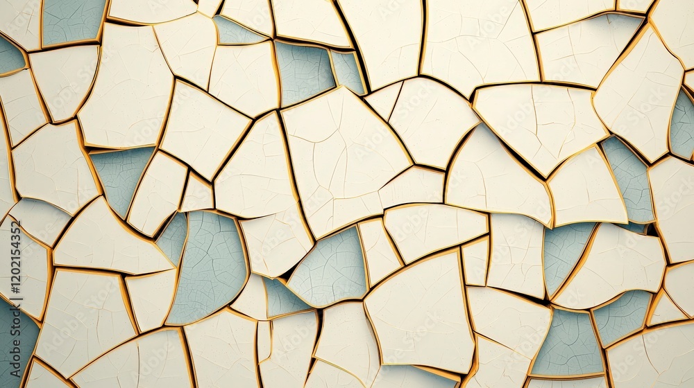 Poster abstract texture of cracked surface with unique patterns and light tones creating an artistic backgr
