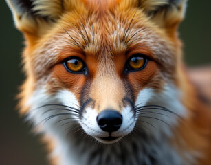 close up of a fox