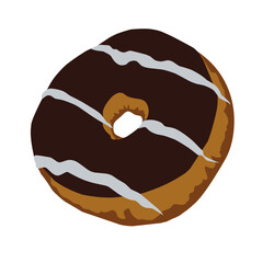 illustration of a donut