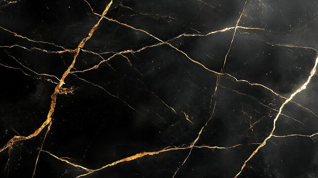 Black marble gold veins background texture, luxury design material (1)