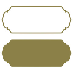 Aesthetic Islamic shape elements