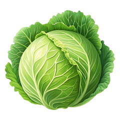 Obraz premium Fresh Head and Sectioned Cabbage Ready for Culinary Use