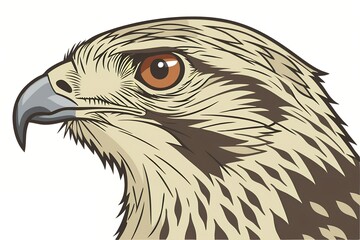 Naklejka premium portrait of a eagle