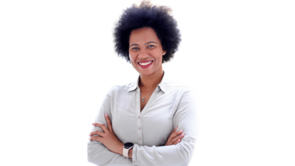 Portrait of a happy businesswoman