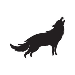 wolf logo design  vector 