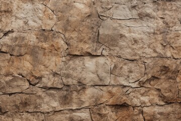 Abstract Brown Stone Texture. Top View of Aged Seamless Background with Textured Brown Stone Pattern