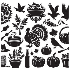 thanksgiving silhouette