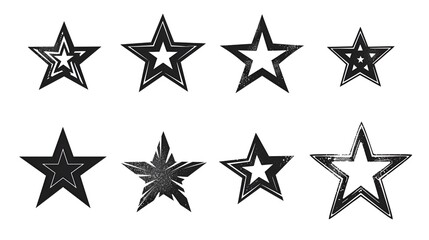 Obraz premium star icon set collection