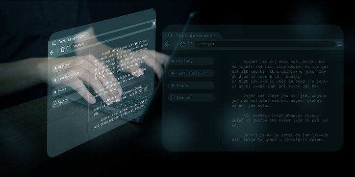 Auto GPT, Chef GPT, AI agent: artificial intelligence tool that achieves the user's goals without requiring the user to input prompts. A man uses it to generate high-quality human-like text.