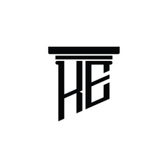 KE monogram logo design letter text name symbol monochrome logotype alphabet character simple logo