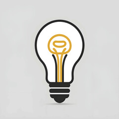 Vector of a light bulb.